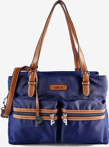 Borsa a spalla di Picard in blu: frontale
