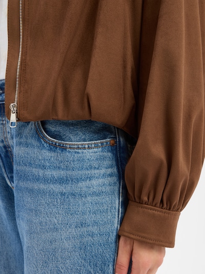 BOSS Between-season jacket 'C_Jasuede' in XS in Mocha, Item view