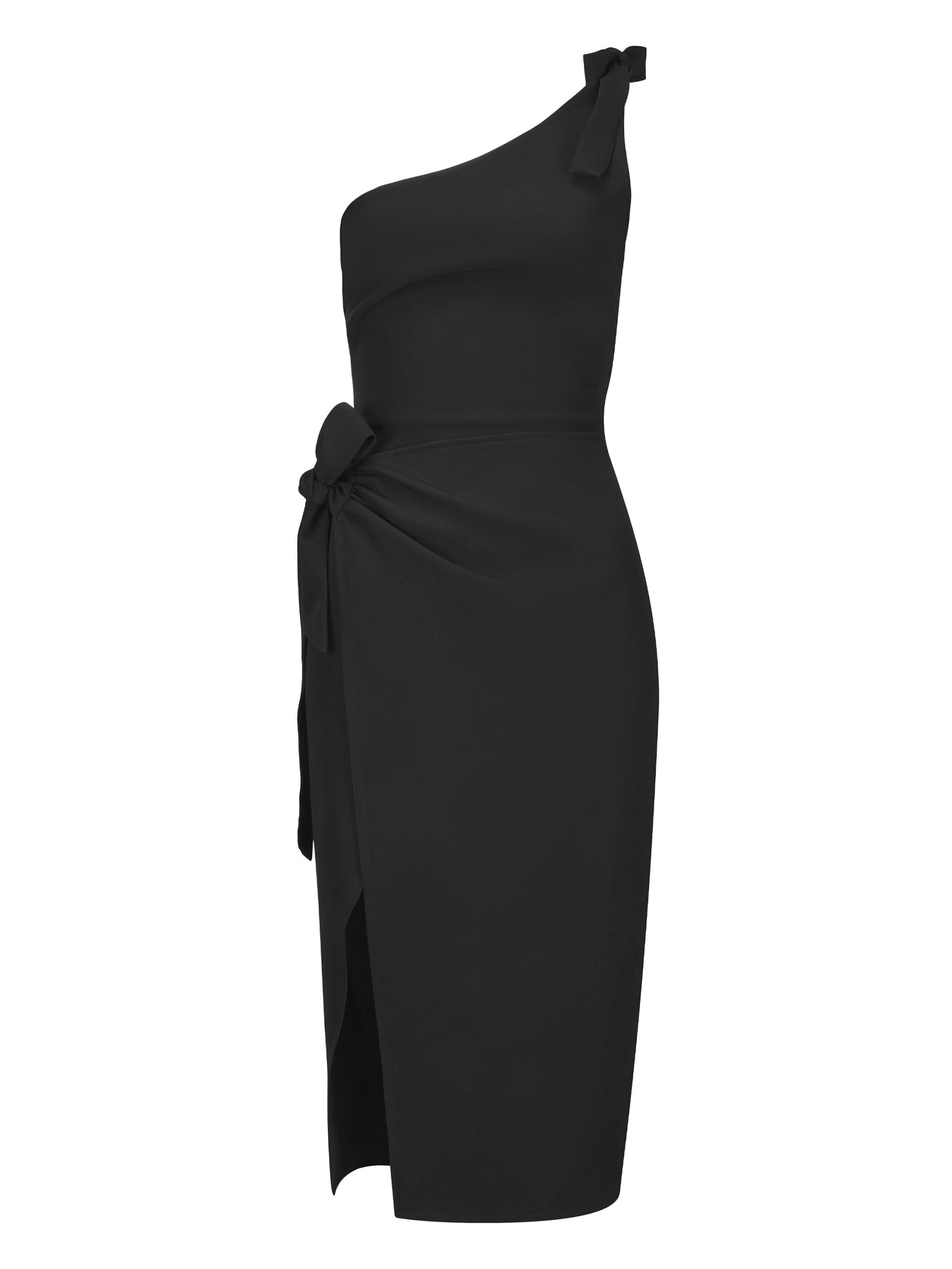 Nicowa Midikleid NELOWA in Schwarz: Vorderseite