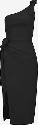 Robe fourreau Nicowa en noir : devant