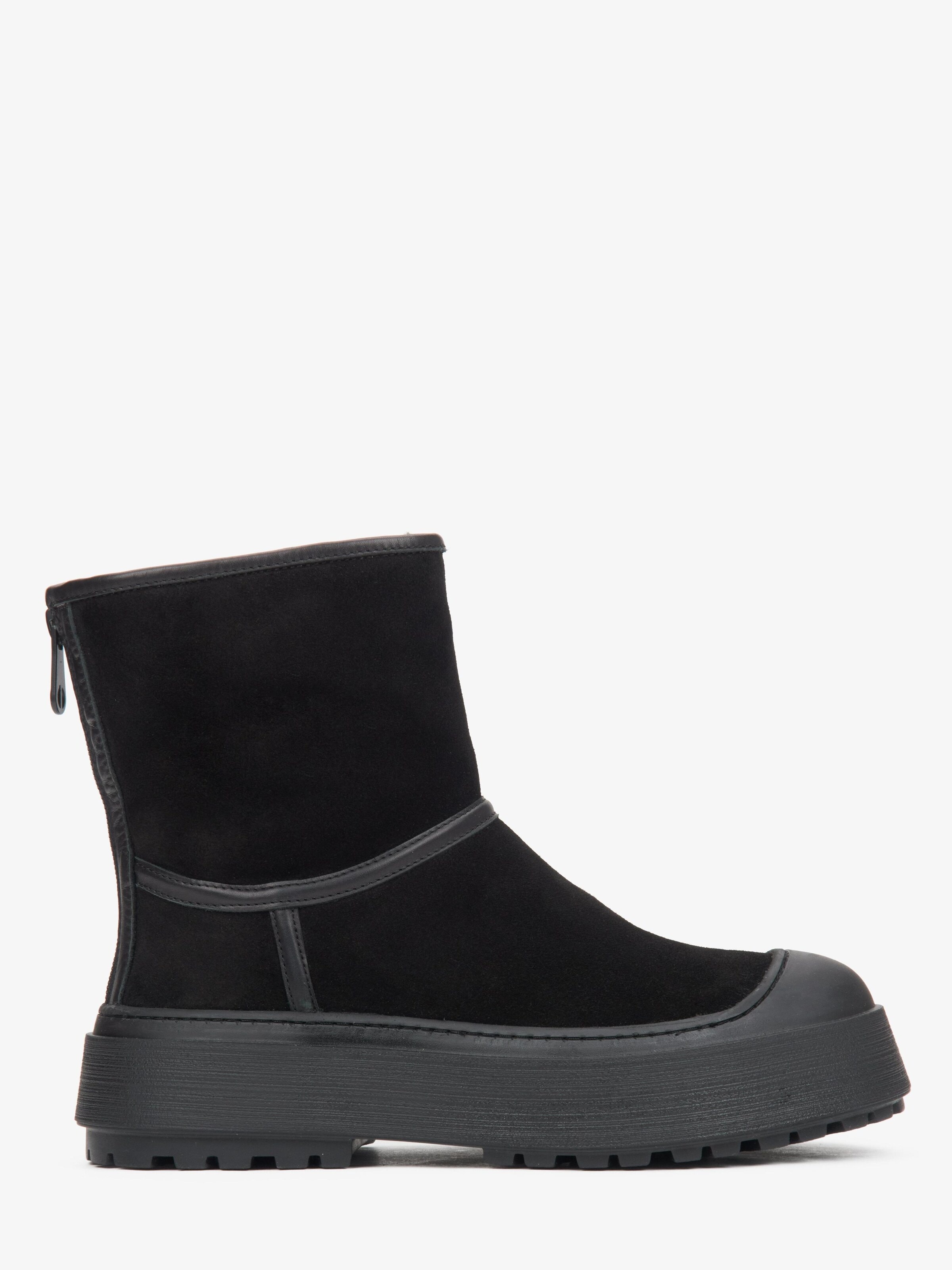 Estro Snow boots '09-3409' in Black: front