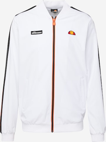 ELLESSE Athletic Jacket 'Unify' in White: front