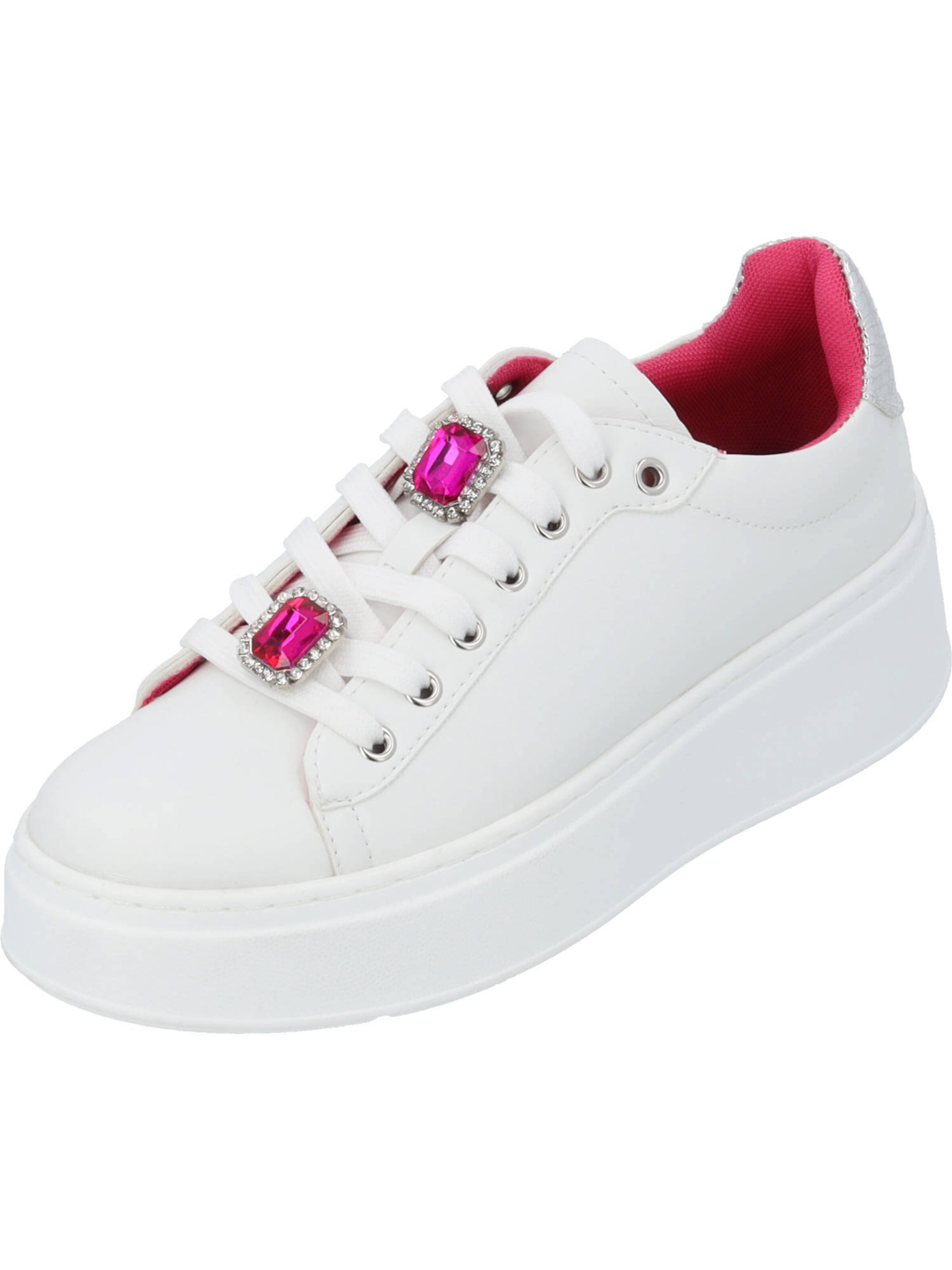 Palado by Sila Sahin Sneaker 'Yellar' in Weiß: Vorderseite