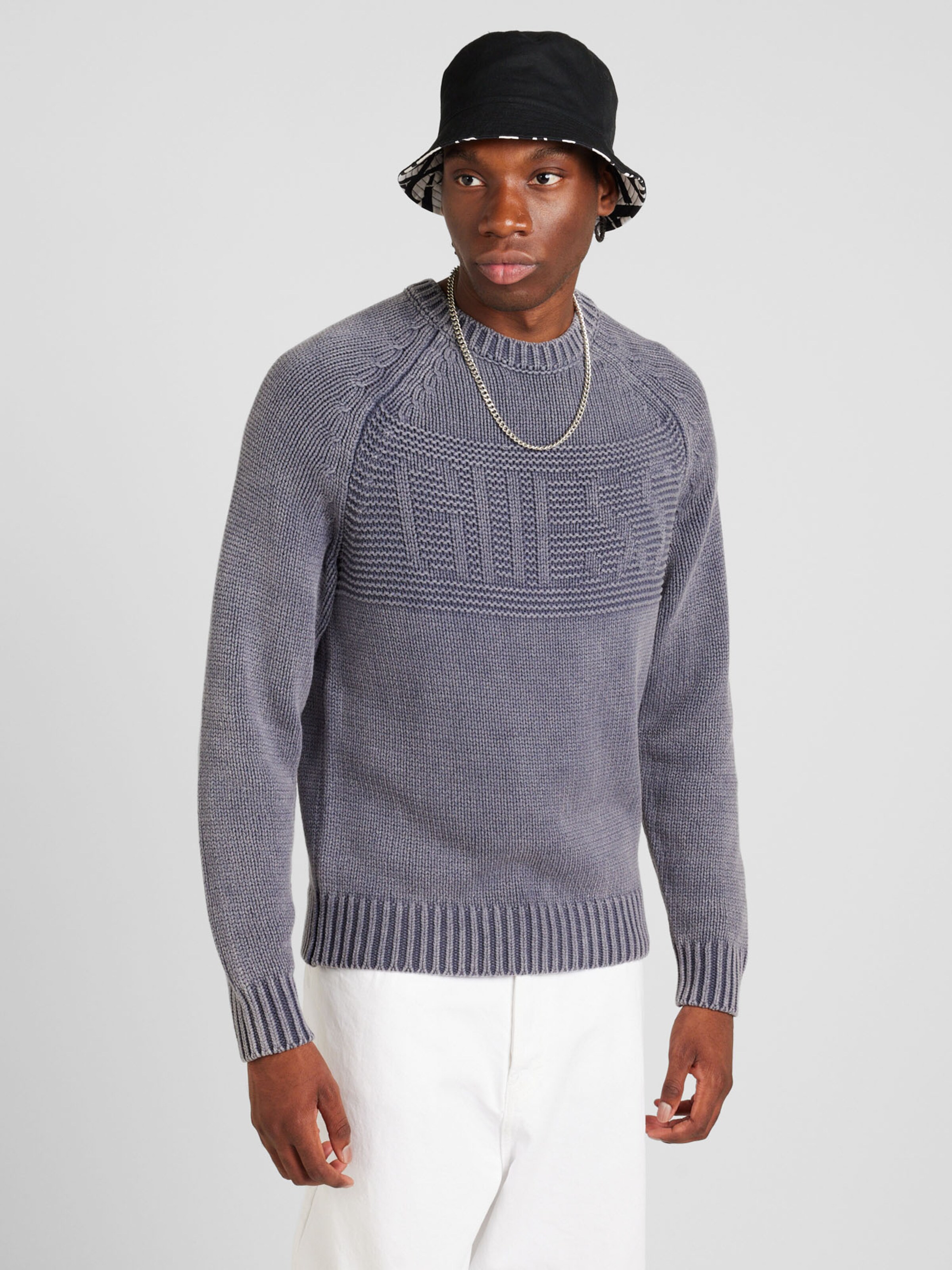 GUESS Sweater ELLERY in Mottled Grey ABOUT YOU