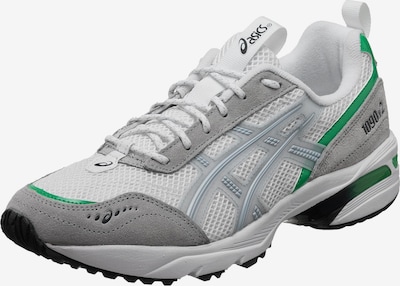 ASICS SportStyle Ниски маратонки 'GEL-1090' в сиво / зелено / черно / бяло, Преглед на продукта