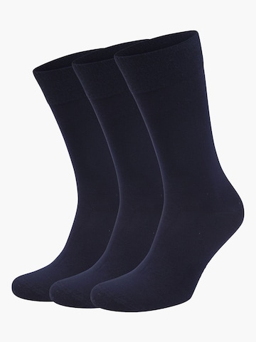 Suitable Socks in Blue: front