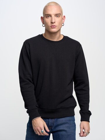 BIG STAR Sweatshirt 'MARLTONES' in Zwart