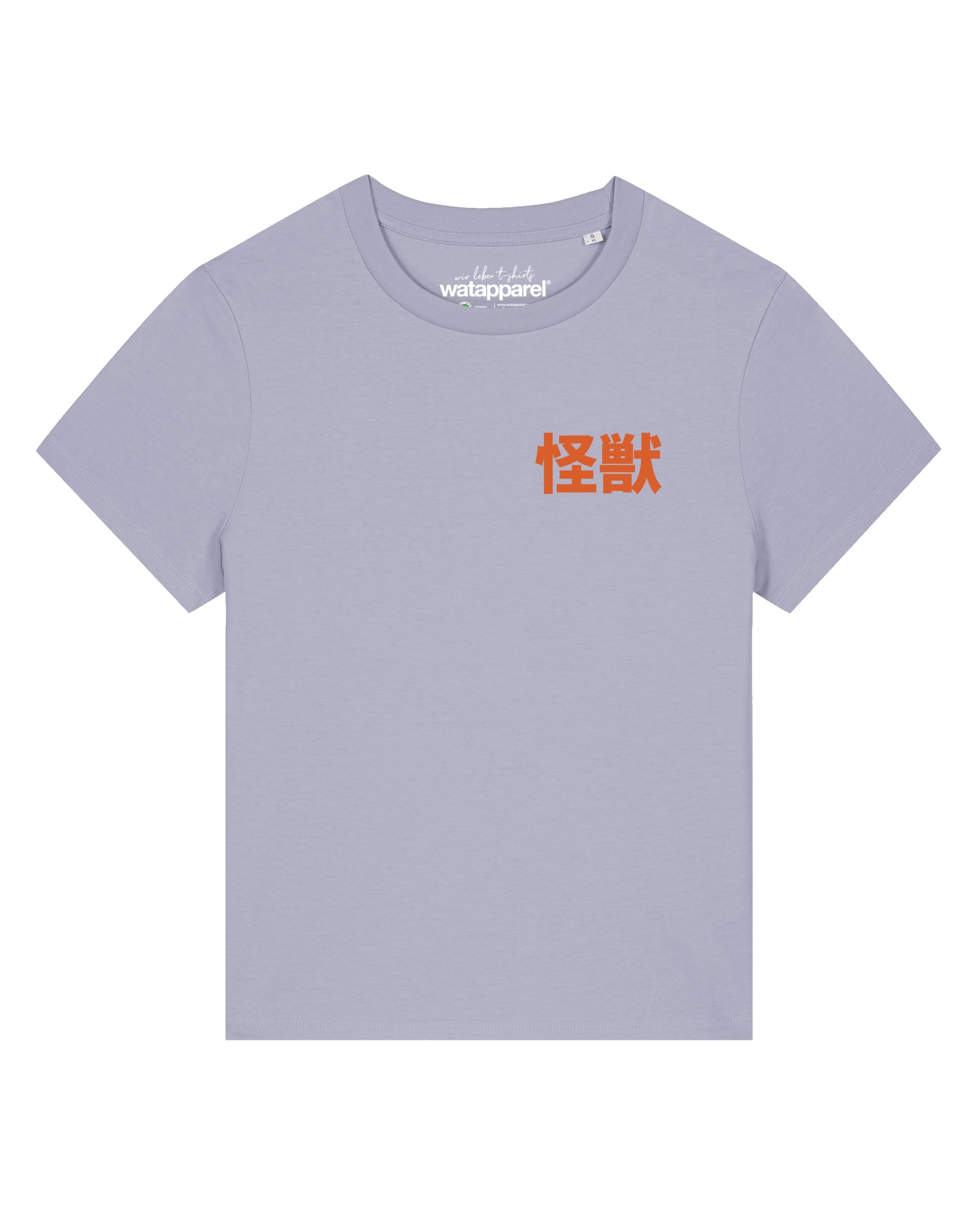 Watapparel Shirt 'Ramen Dino' in Purple: front