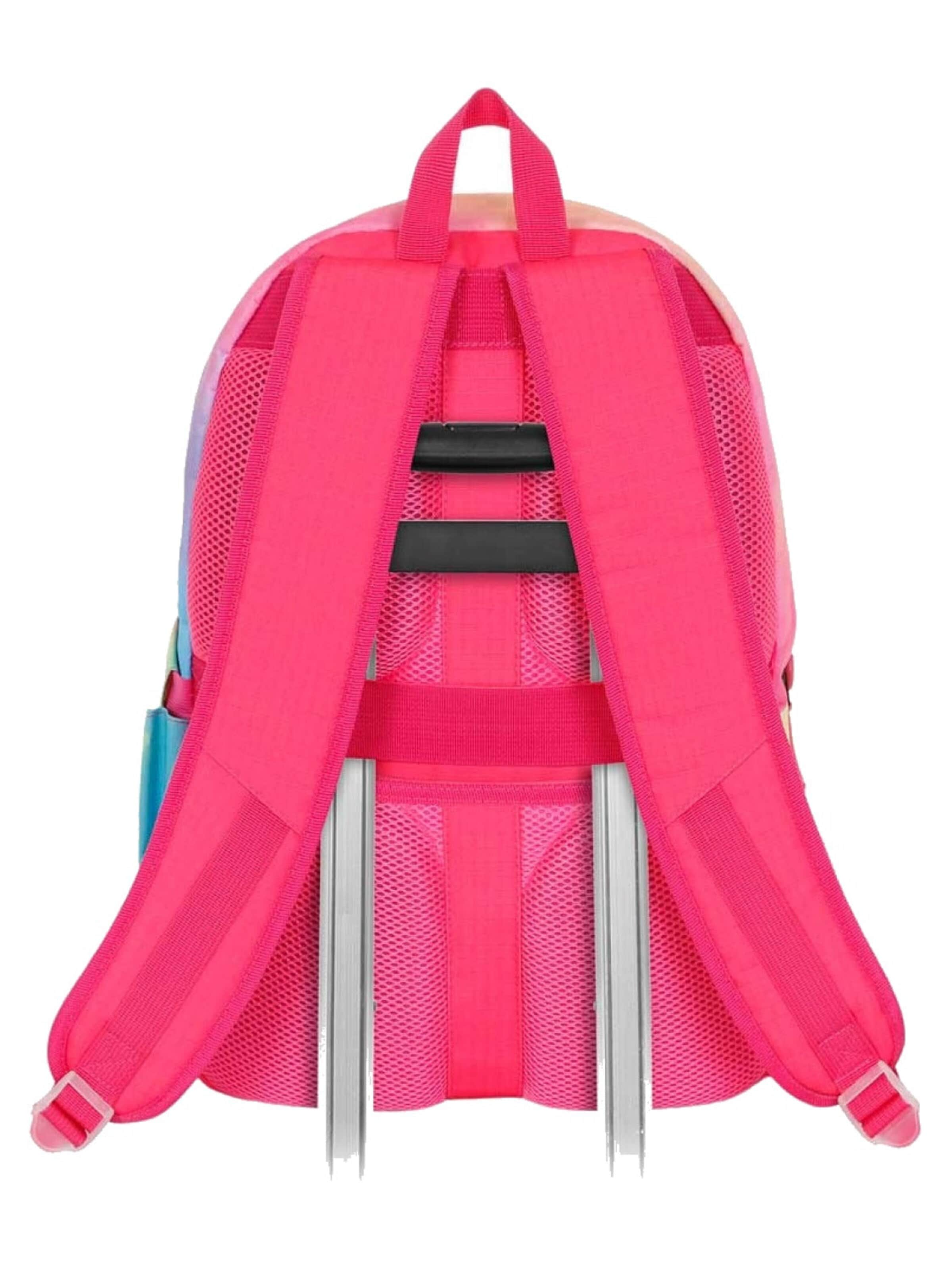 BARBIE Backpack 'Barbie Rugzak Meisjes Tie Dye 3 Vakken Premium Quality  Hoogte 44cm' in Mixed colours
