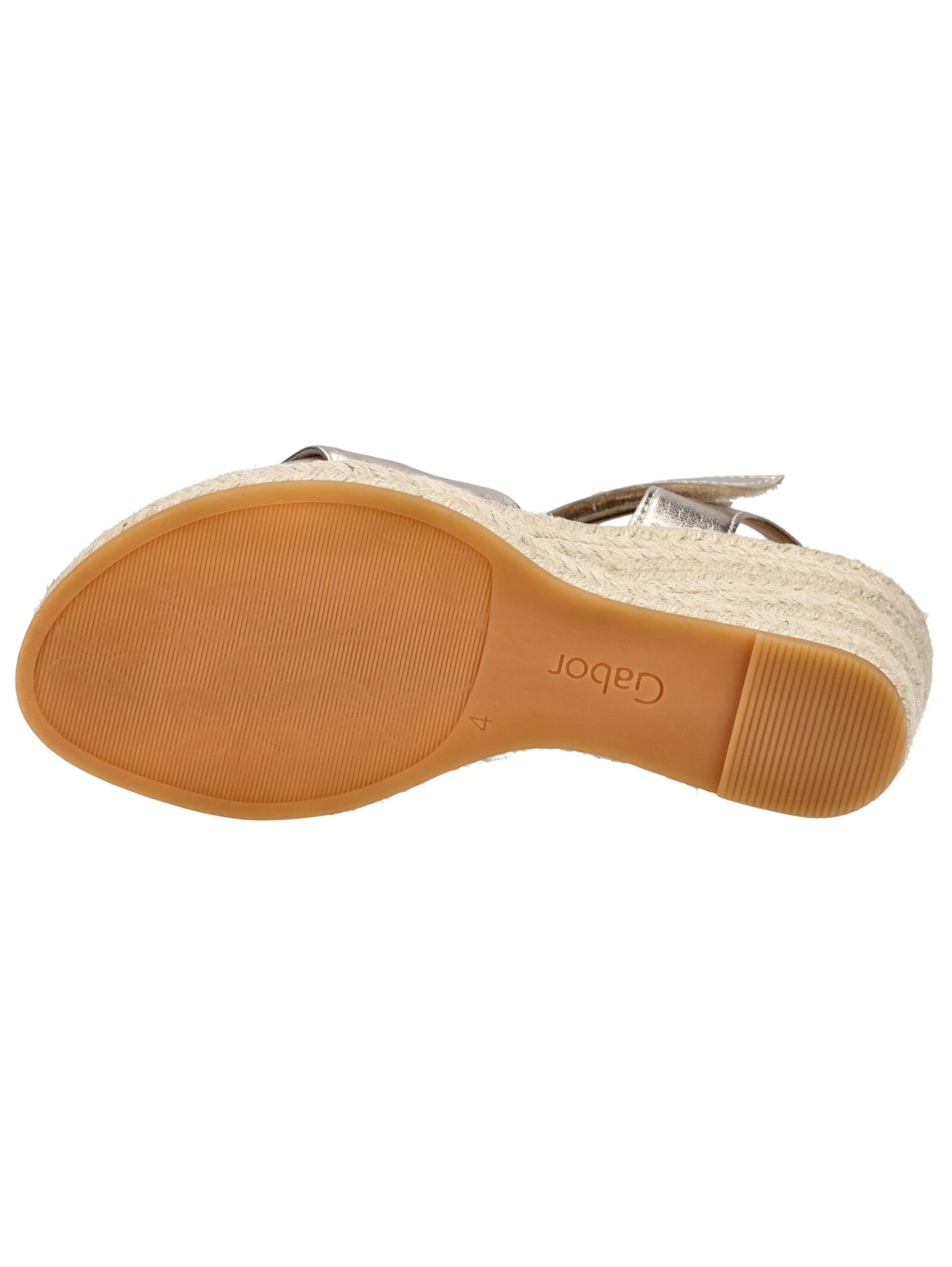 GABOR Sandale in Gold