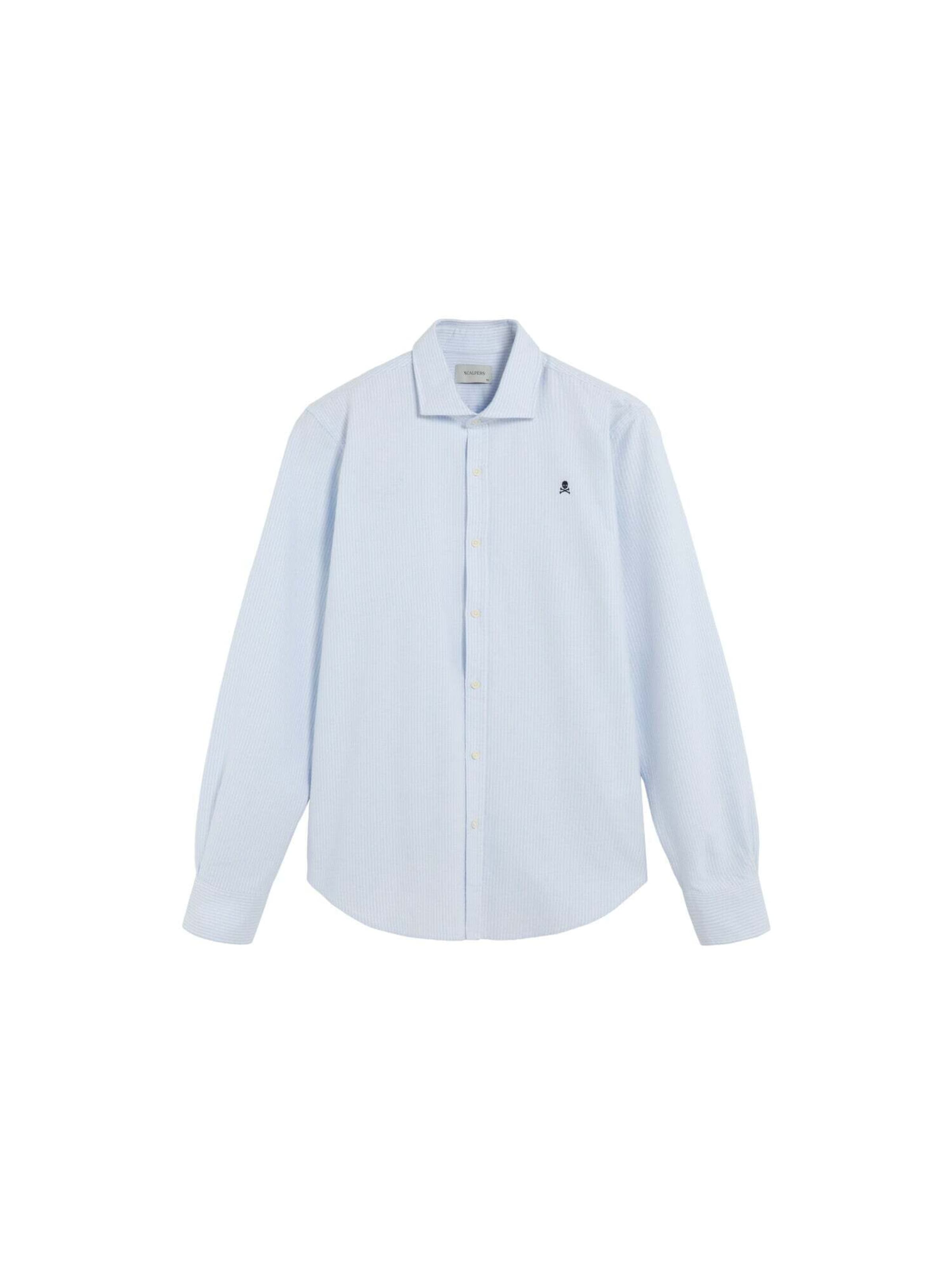 Regular fit Cămașă 'Peach F' de la Scalpers pe albastru: față