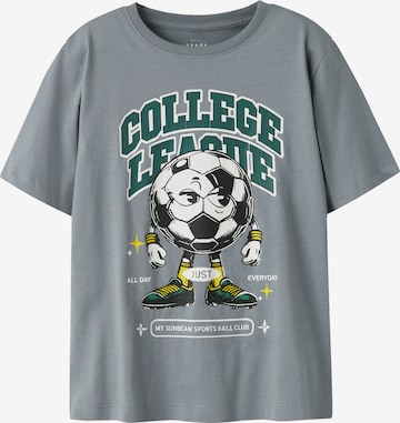 NAME IT Majica 'NKMVOTO' | modra barva: sprednja stran