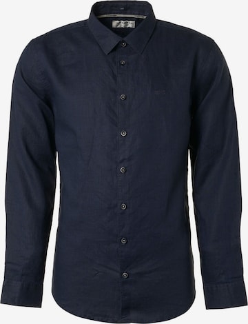 No Excess Overhemd in Blauw: voorkant