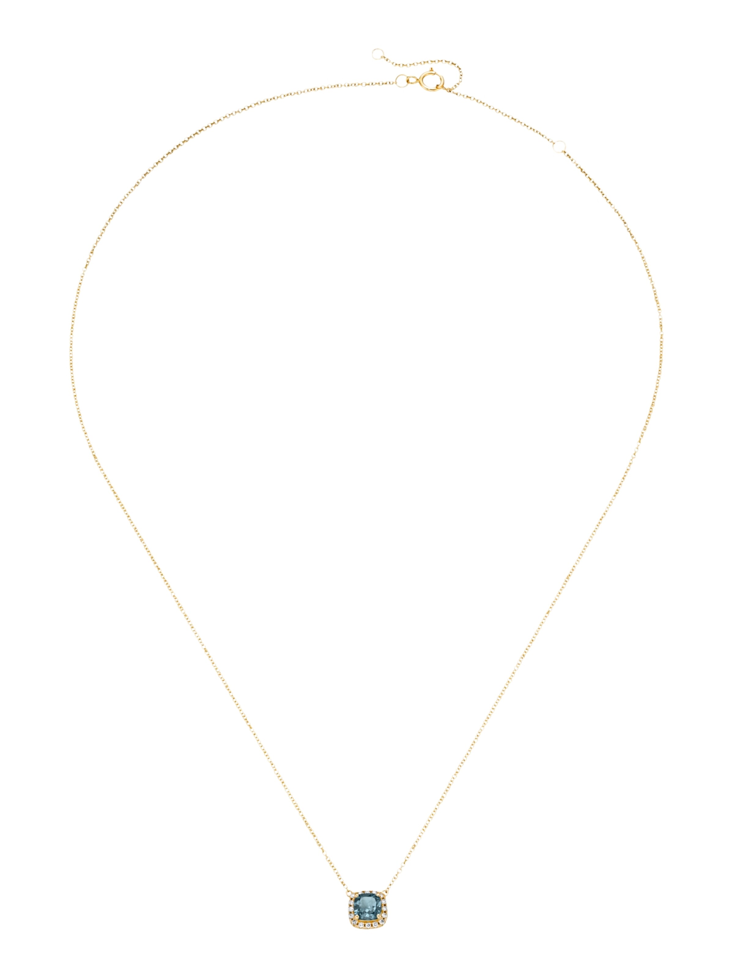 Luigi Merano Ketting in Blauw: voorkant