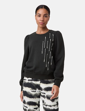TAIFUN Sweatshirt in Zwart: voorkant