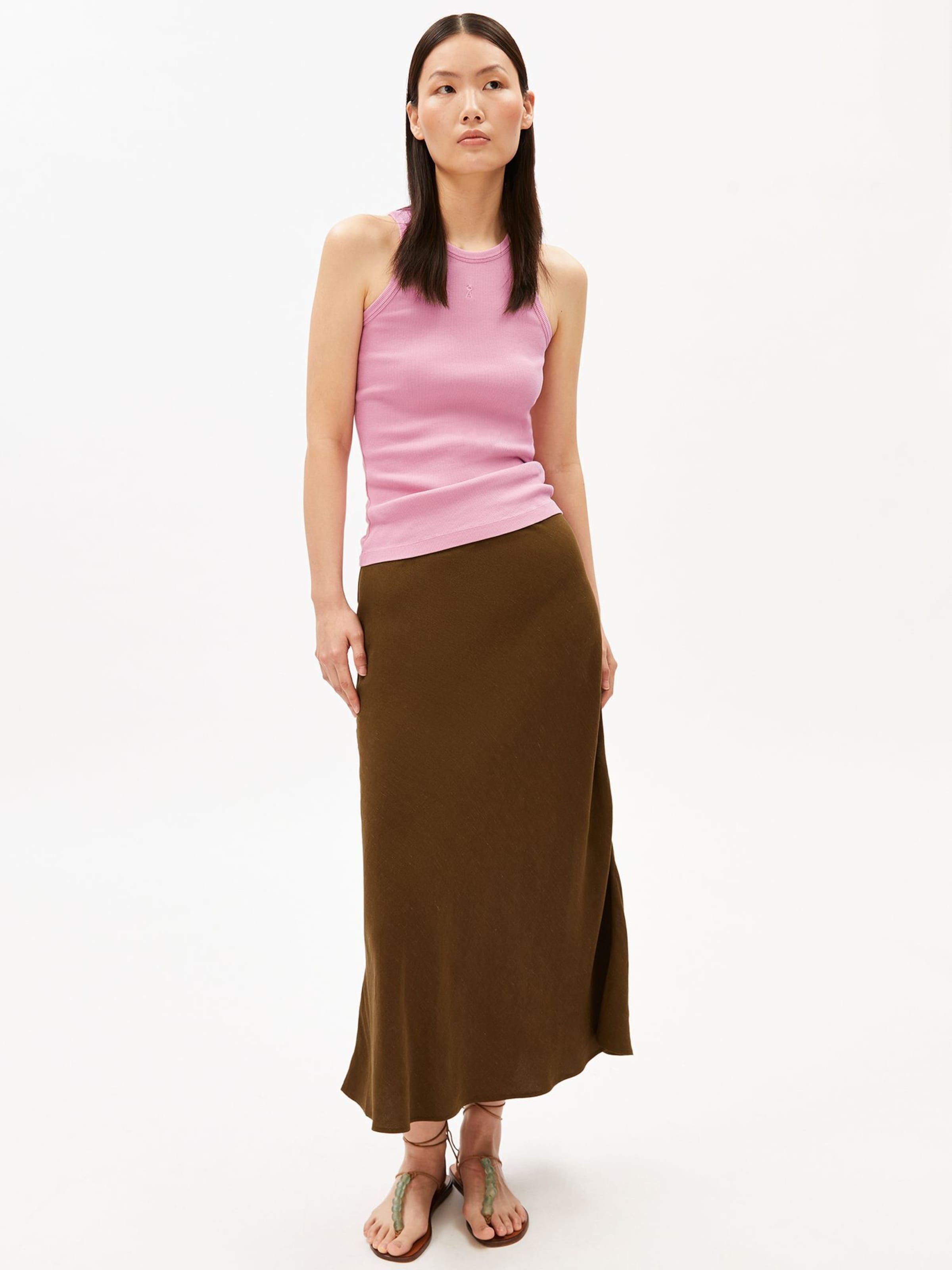 ARMEDANGELS Rock LENOVAA in Grün: Vorderseite