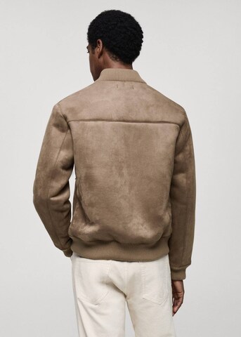 MANGO MAN Between-Season Jacket 'Anil' in Brown