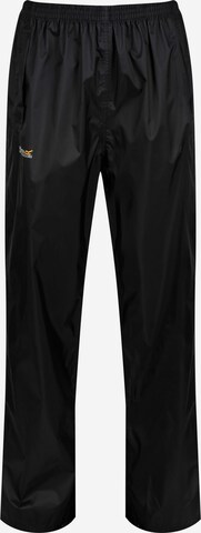 REGATTA Regular Outdoor Pants 'Pack It' in Black: front