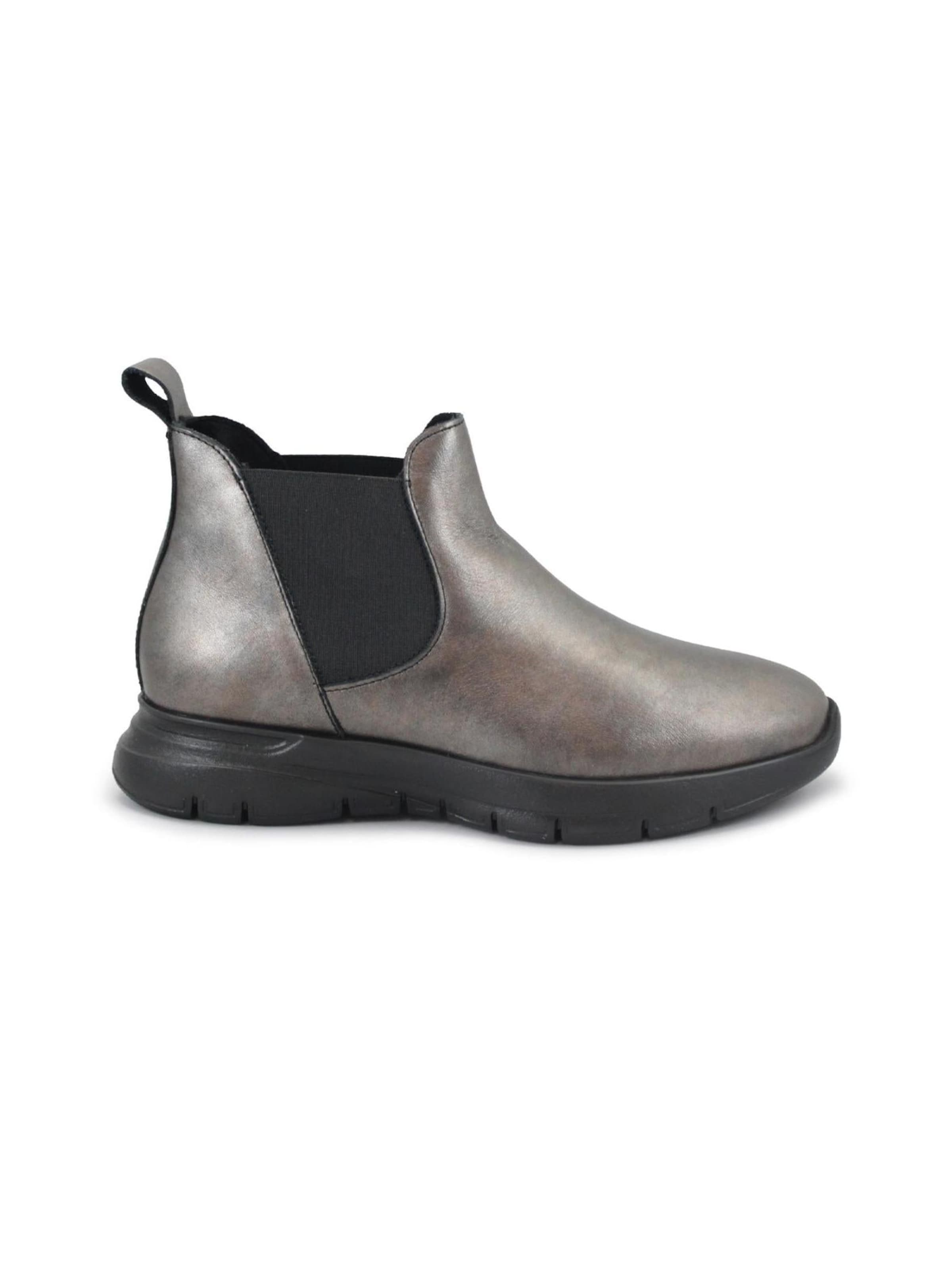 Frau Boots 'FRAU 43E4 canna fucile donna scarpe stivaletti pelle elastico' in Silver: front