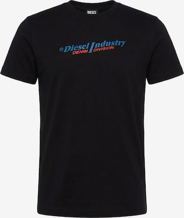 Maglietta 'T-Diegor New Industries' di DIESEL in nero: frontale