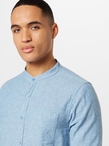 HOLLISTER Regular Fit Hemd in Blau