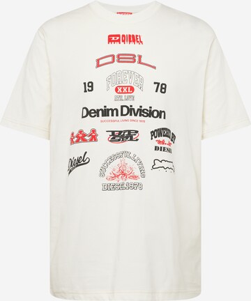 T-Shirt 'JUST N14' DIESEL en blanc : devant