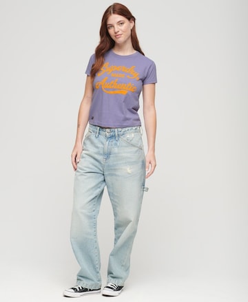 T-shirt Superdry en violet