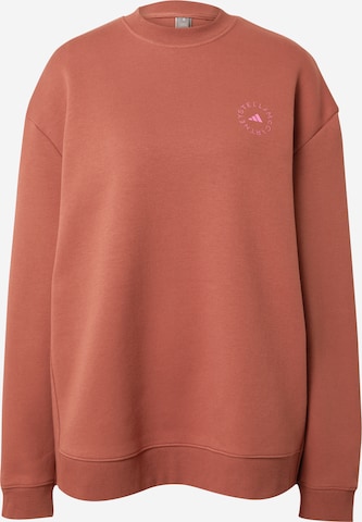 ADIDAS BY STELLA MCCARTNEY Sport sweatshirt i brun: framsida