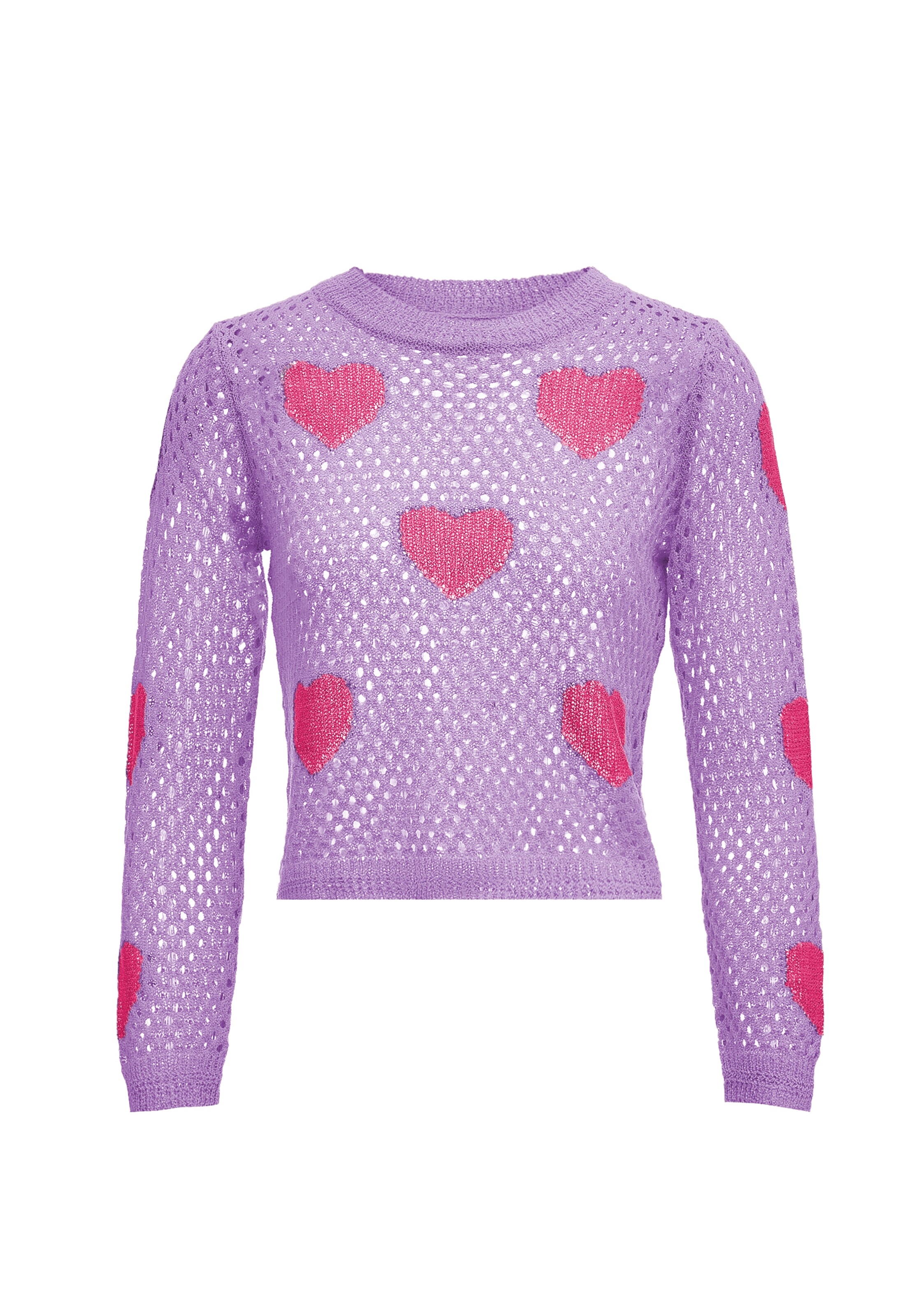 IMMY Trui in Lila: voorkant