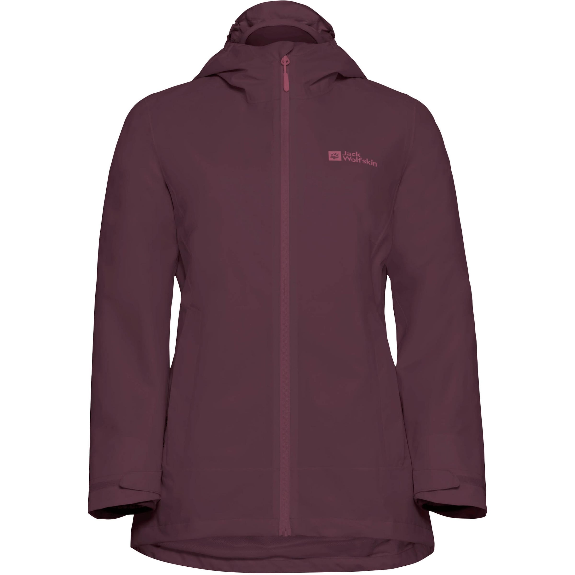 JACK WOLFSKIN Outdoorjacke 'Moonrise' in Rot: Vorderseite