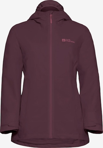 JACK WOLFSKIN Outdoorjacke 'Moonrise' in Rot: Vorderseite