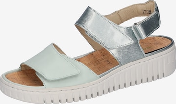 WALDLÄUFER Sandals in Silver: front