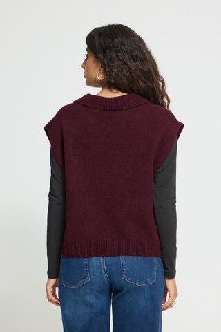 ICHI Bodywarmer 'IHPOVOKE' in Rood