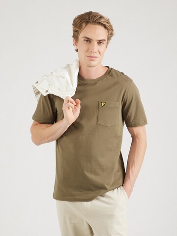 Lyle & Scott Shirt in Groen: voorkant