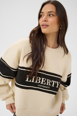 Kaffe Sweatshirt i beige