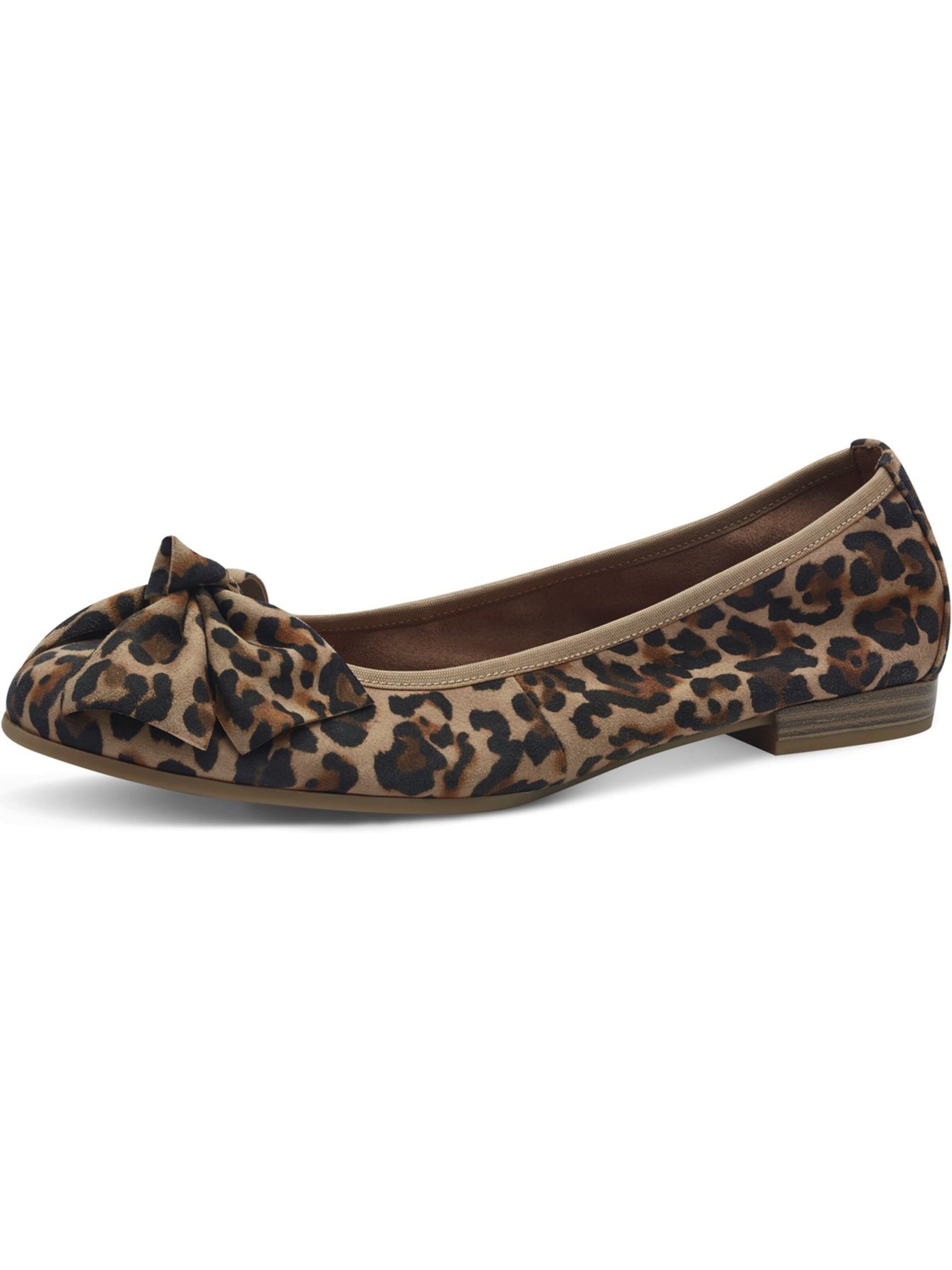 Tamaris Ballet Flats 'Tamaris Ballerina - Leopard Leder' in 36 in Brown, Item view