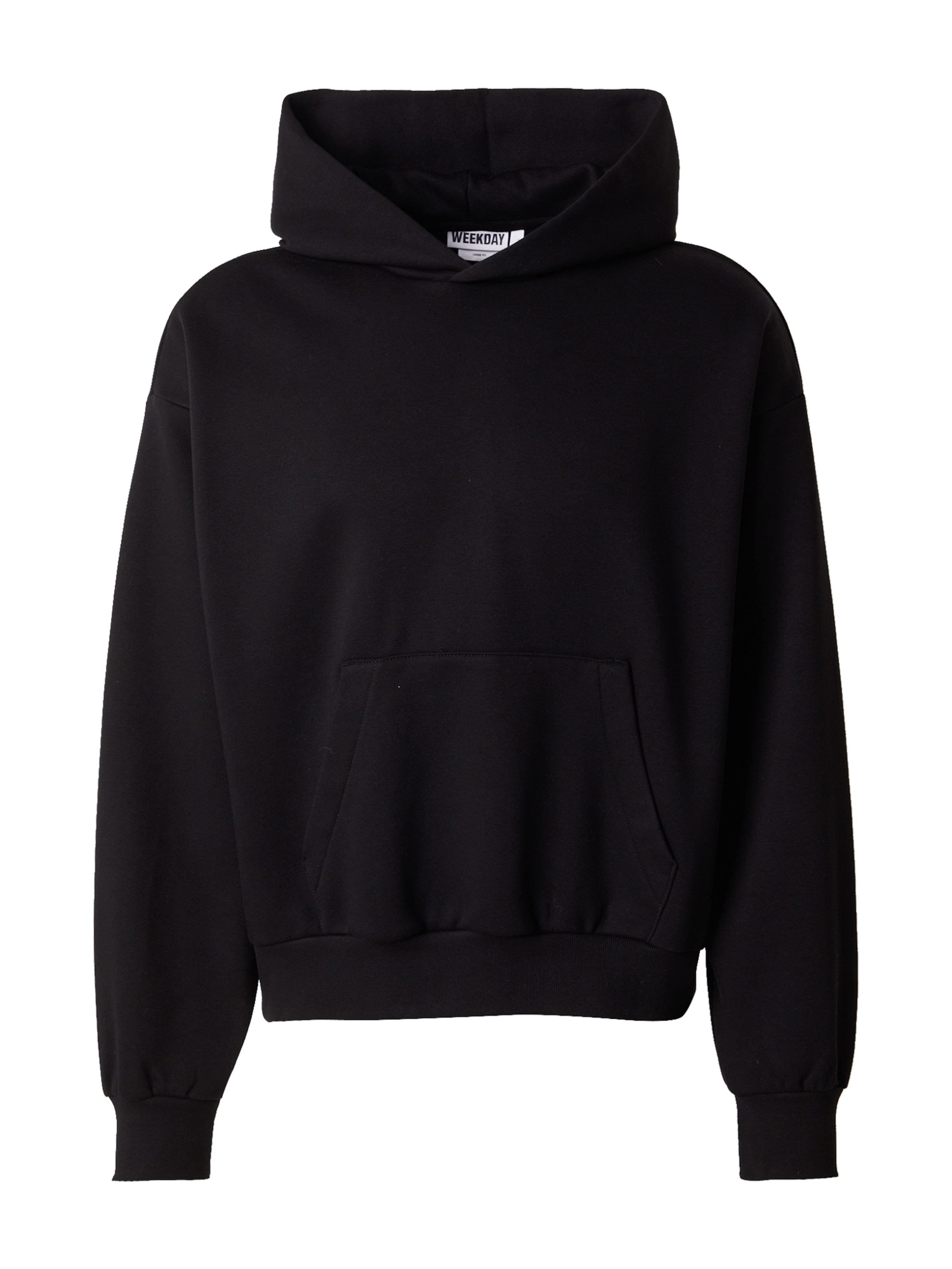 WEEKDAY Sweatshirt in Black: front