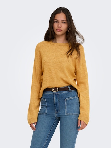 Pull-over 'ONLSimoni' ONLY en marron : devant