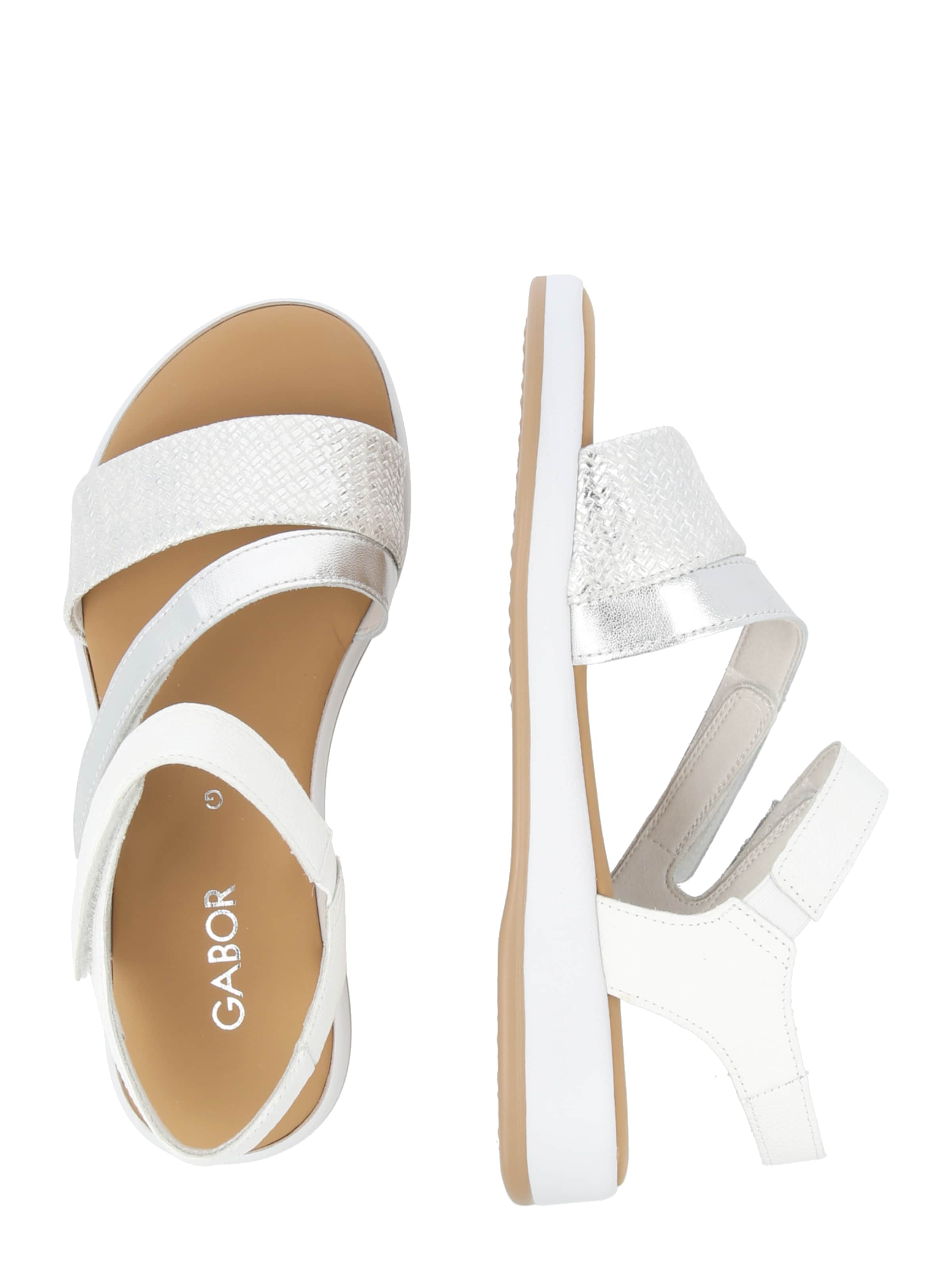 GABOR Σανδάλι σε ασημί