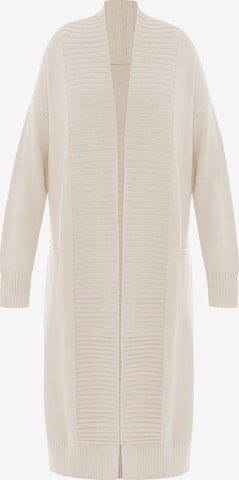 Manteau en tricot Imily Bela en beige : devant