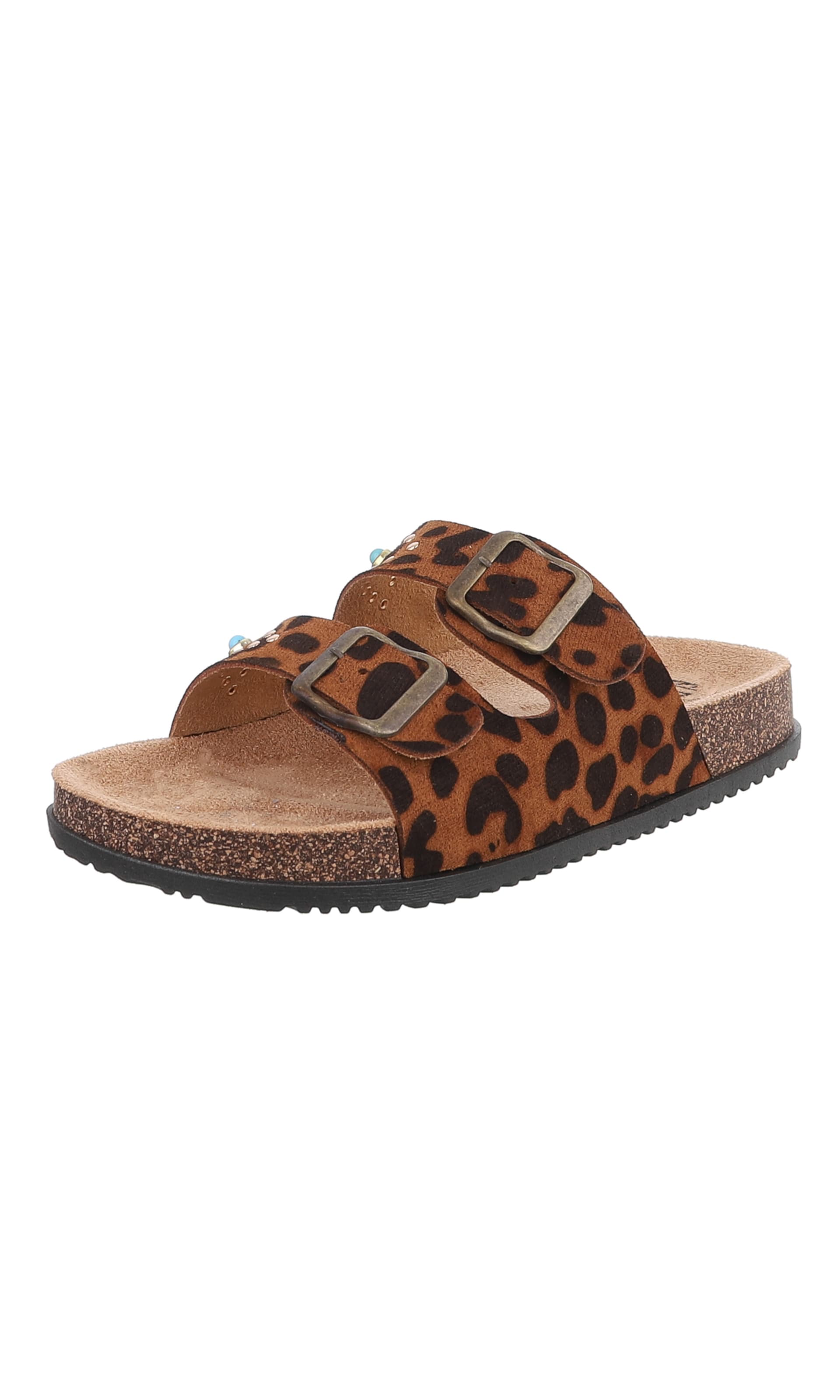 Ital-Design Mules in Brown: front