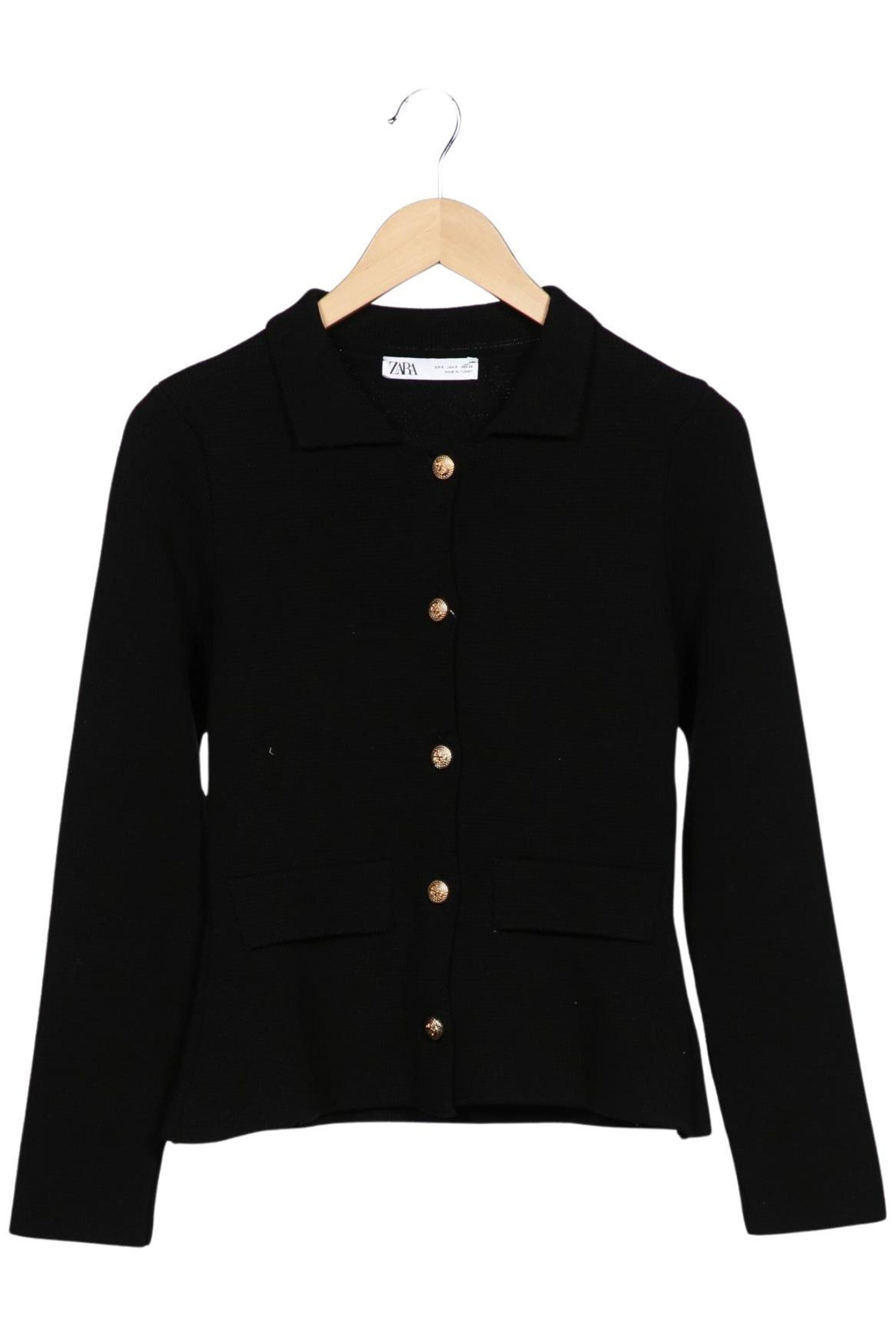 ZARA Sweater & Cardigan in S in Black: front