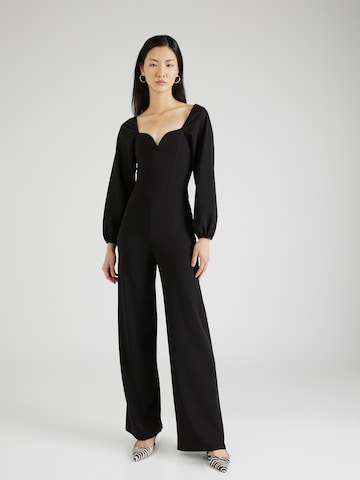 SISTERS POINT Jumpsuit 'NO-JU' in Zwart: voorkant