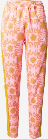 ADIDAS SPORTSWEAR Slim fit Sports trousers 'Farm Tiro' in Pink: front