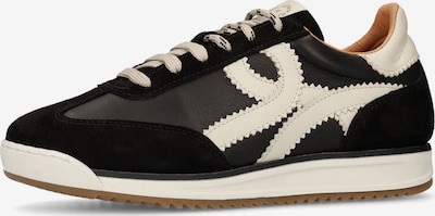 MANFIELD Sneaker in schwarz / weiß, Produktansicht