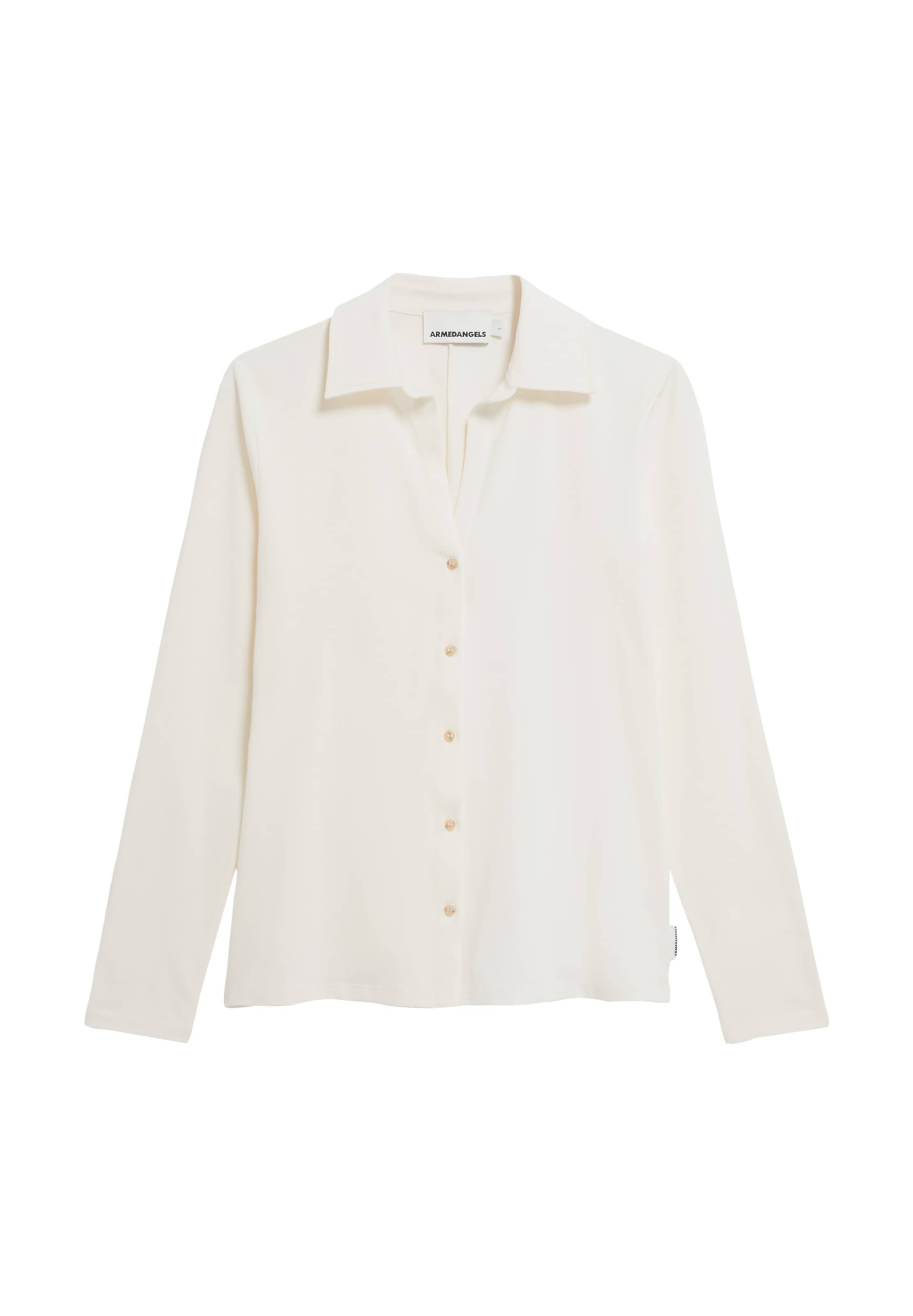 ARMEDANGELS Blouse 'Nalaannia' in de kleur Beige, Productweergave