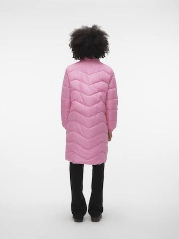 VERO MODA Winter Coat in Pink
