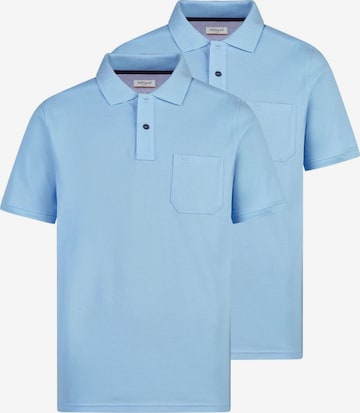 redmond Shirt 'Basic' in Blau: Vorderseite