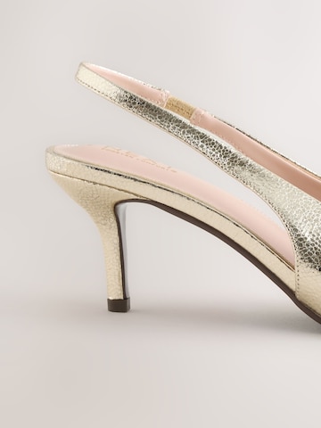 Next Slingback pumps 'Forever Comfort' in Gold