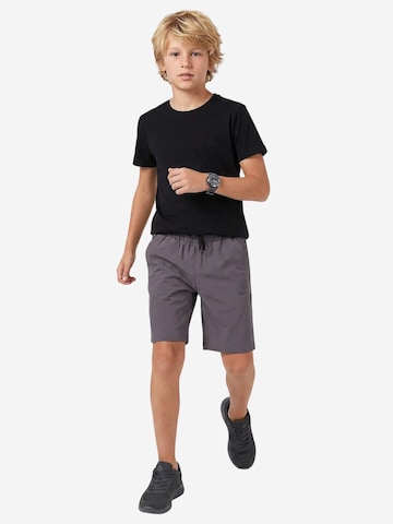 Tommy Life Broek 'TOMMY Shorts, ohne Verschluss' in Grijs